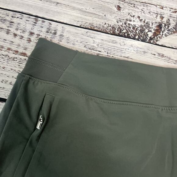 Athleta Skirt Skort size 14 Teal Green Stretch Athletic Fitness Modest Sports - Picture 4 of 9